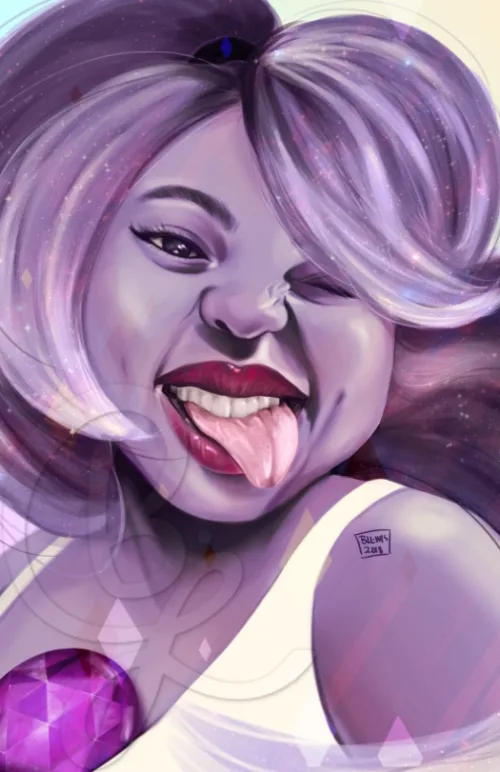 Amethyst by Artist Brittany Lewis | Poster Print