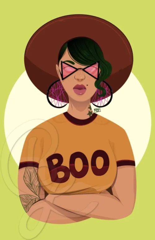 Boo Poster Print