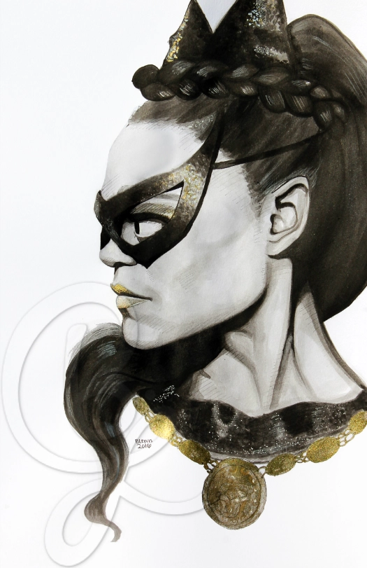 Eartha Kitt by Artist Brittany Lewis