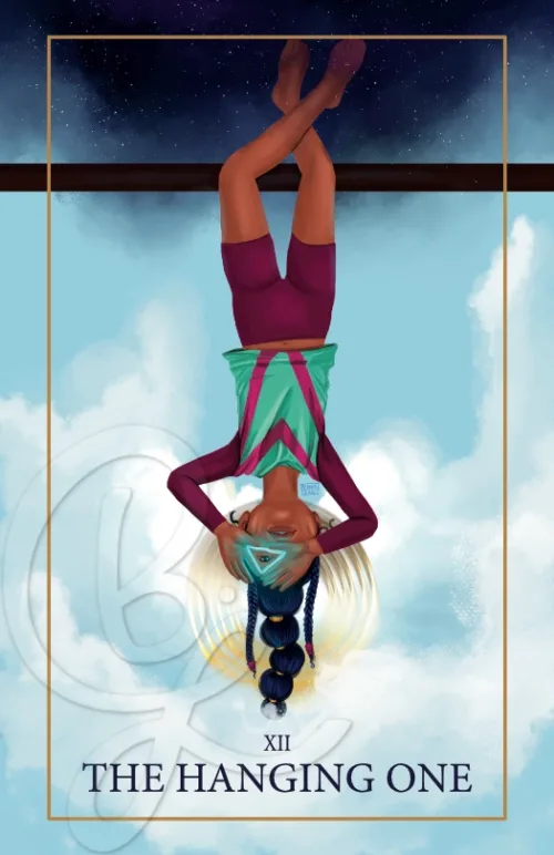 The Hanging One of the Cosmic Gateways Tarot