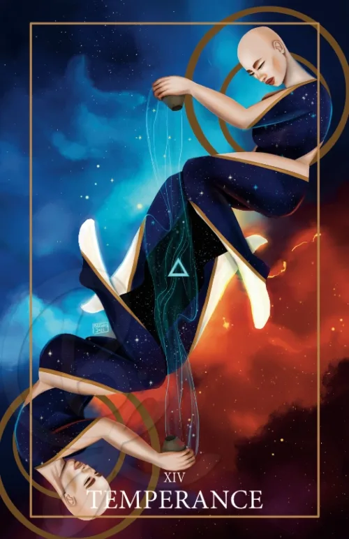 Temperance from the Cosmic Gateways Tarot - Poster Print