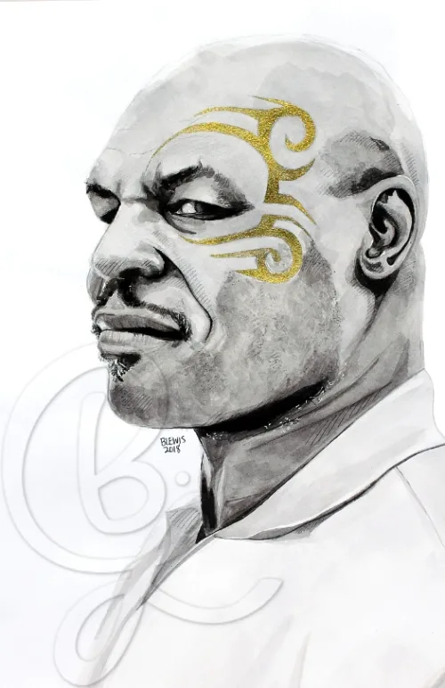 Iron Mike Tyson by Artist Brittany Lewis